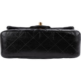 Chanel Quilted Leather Medium Double Flap Crossbody Bag