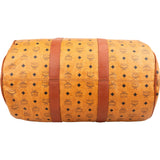 MCM Monogram Visetos Boston Travel Bag 50