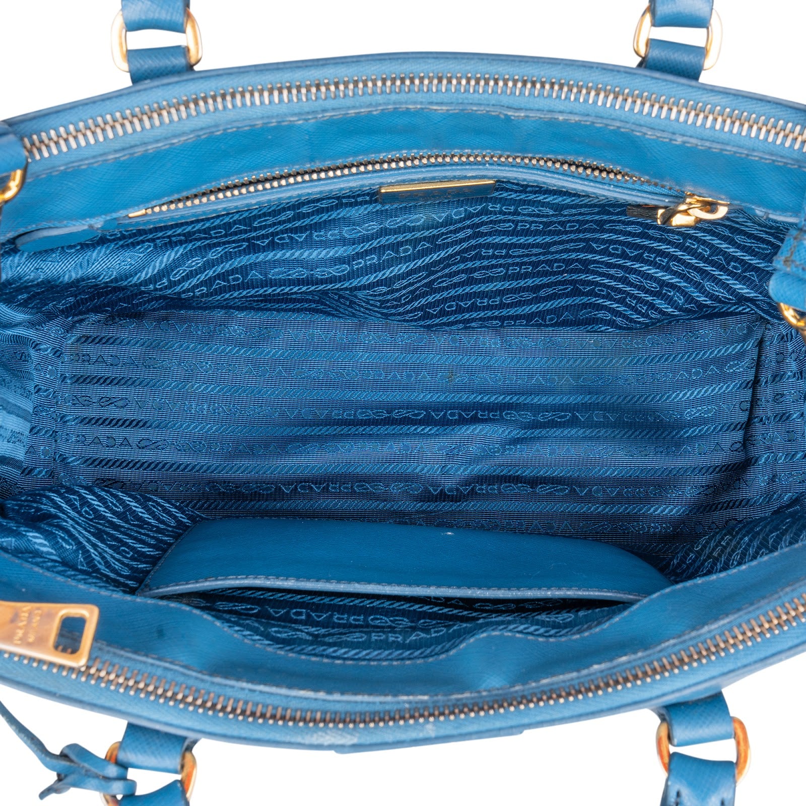 Prada Saffiano Leather Galleria Handbag - vintageandkickz