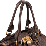 Chloé Brown Leather Paddington Satchel Handbag