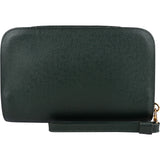 Louis Vuitton Green Taiga Leather Baikal Clutch Bag