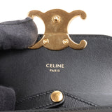 Celine Shiny Calfskin Mini Claude Triomphe Crossbody Bag