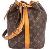 Louis Vuitton Monogram Canvas Sac Noé Petit Shoulder Bag
