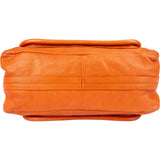 Chloé Orange Leather Paraty Handbag