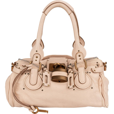Chloé Grained Leather Paddington Handbag