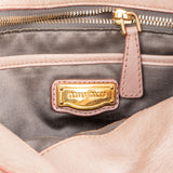 Miu Miu Vitello Lux Bow City Handbag