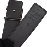 Louis Vuitton Monogram Eclipse LV Initiales Reversible Belt (85 / 34) M0450