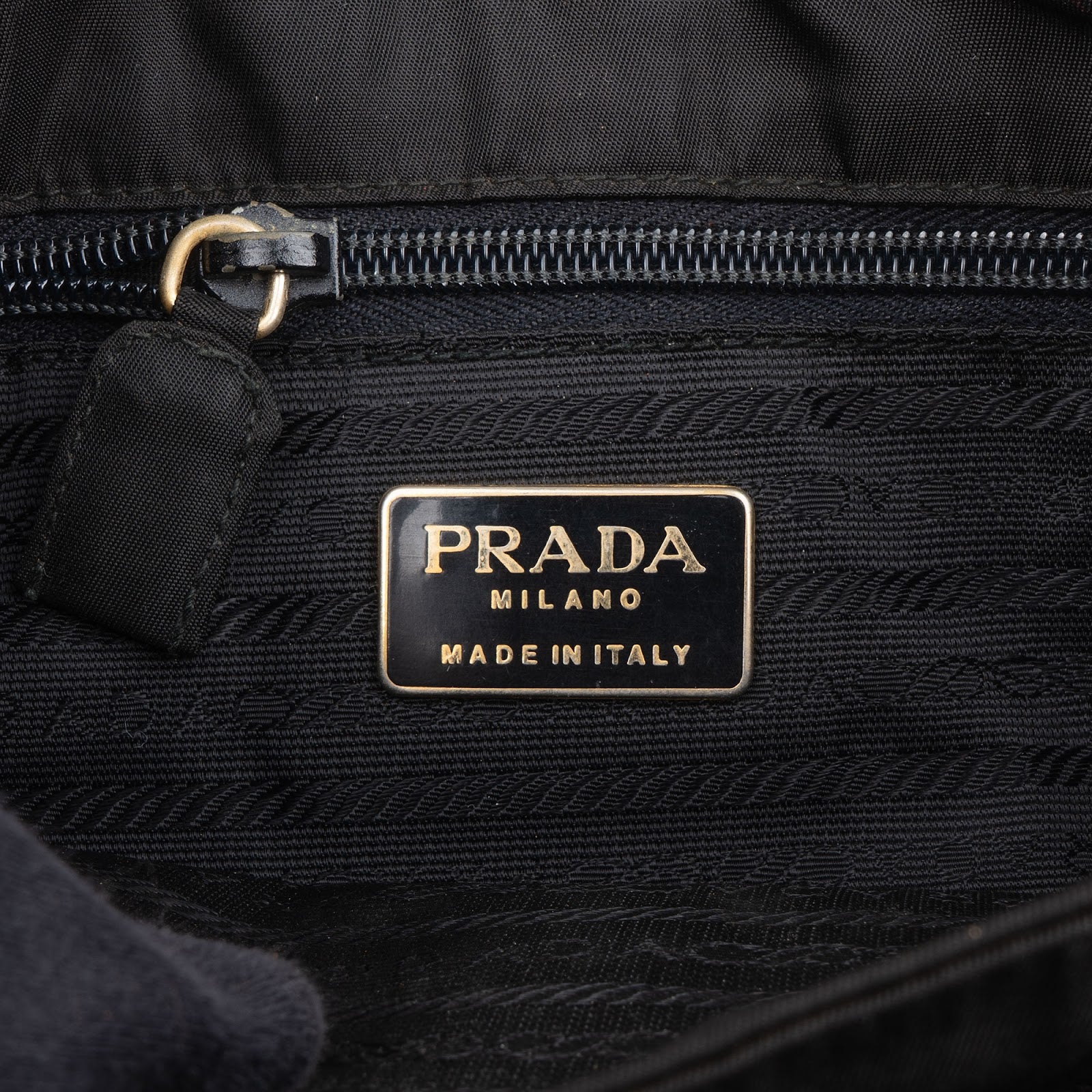 [🔄️B20 / F10] Prada Tessuto Metal Handle Tote Handbag - vintageandkickz