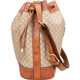 Celine Macadam Monogram Drawstring Bucket Shoulder Bag