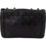 Chanel Quilted Lambskin 24K Gold Single Flap Crossbody Bag