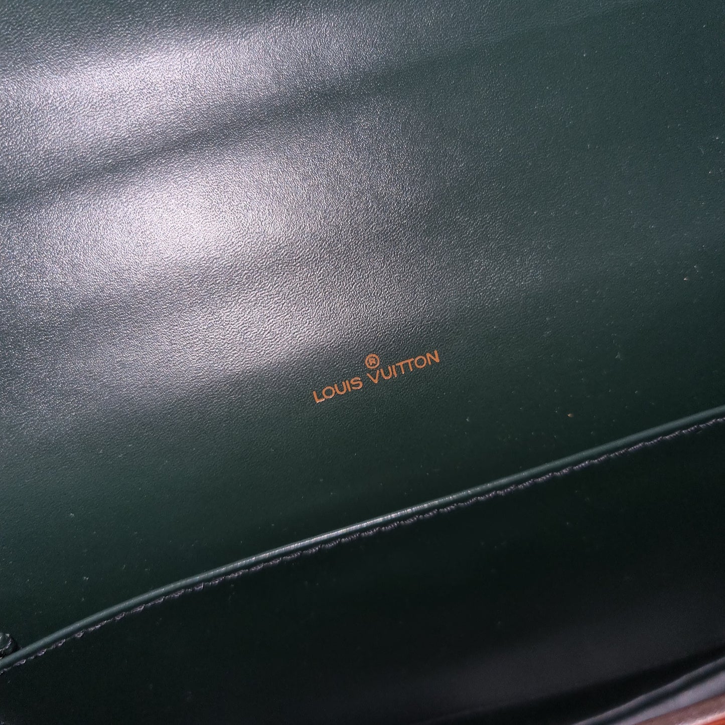 Louis Vuitton Cognac Epi Leather Tilsit Two Way Bag