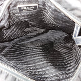 Prada Black Triangle Nylon Shoulder Bag