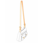 Vachetta Schulterriemen (Hell / Lang) - Denim Baggy - vintageandkickz