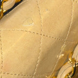 Chanel Quilted Lambskin 24K Gold Medium Double Flap Shoulder Bag