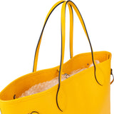 Louis Vuitton Yellow Epi Leather Neverfull MM Shopper Handbag