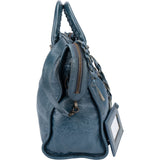 Balenciaga Blue Leather City Handbag