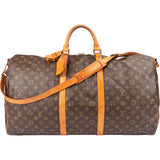 Louis Vuitton Canvas Monogram Keepall 60 Bandouliere