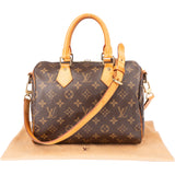 Louis Vuitton Canvas Monogram Speedy 25 Bandouliere