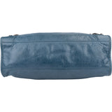Balenciaga Blue Leather City Handbag