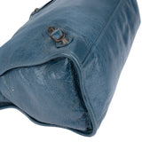 Balenciaga Blue Leather City Handbag