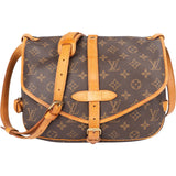 Louis Vuitton Canvas Monogram Saumur 30 Crossbody Bag