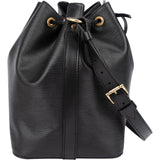 Louis Vuitton Noir Epi Leather Sac Noe Petit Shoulder Bag