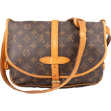 Louis Vuitton Canvas Monogram Saumur 30 Crossbody Bag