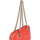 Gucci Leather GG Soho Shoulder Bag
