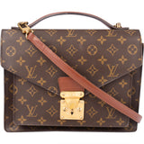 Louis Vuitton Canvas Monogram Monceau Handbag