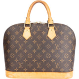 Louis Vuitton Canvas Monogram Alma PM Handbag