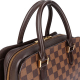 Louis Vuiton Damier Ebene Monogram Triana Handbag