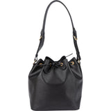 Louis Vuitton Noir Epi Leather Sac Noe Petit Shoulder Bag