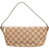 Gucci Monogram GG Canvas Boat Pochette Handbag