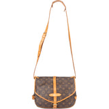 Louis Vuitton Canvas Monogram Saumur 30 Crossbody Bag