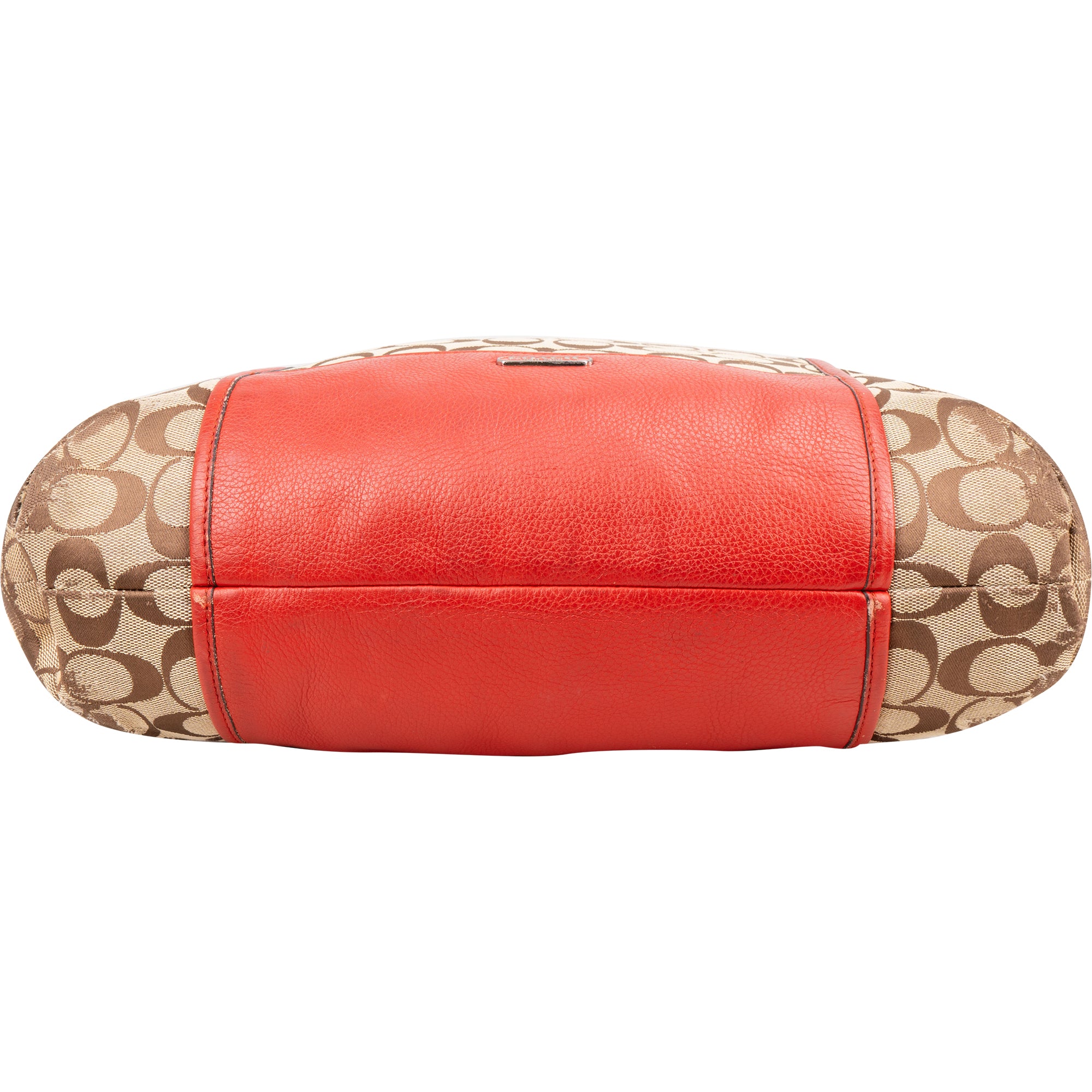 Coach Signature Monogram Handbag - vintageandkickz