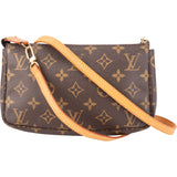 Louis Vuitton Canvas Monogram Pochette Accessoire Crossbody Bag