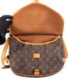 Louis Vuitton Canvas Monogram Saumur 30 Crossbody Bag