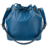 Louis Vuitton Bleu Epi Leather Sac Noe Petit Shoulder Bag