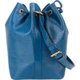 Louis Vuitton Bleu Epi Leather Sac Noe Petit Shoulder Bag