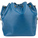 Louis Vuitton Bleu Epi Leather Sac Noe Petit Shoulder Bag