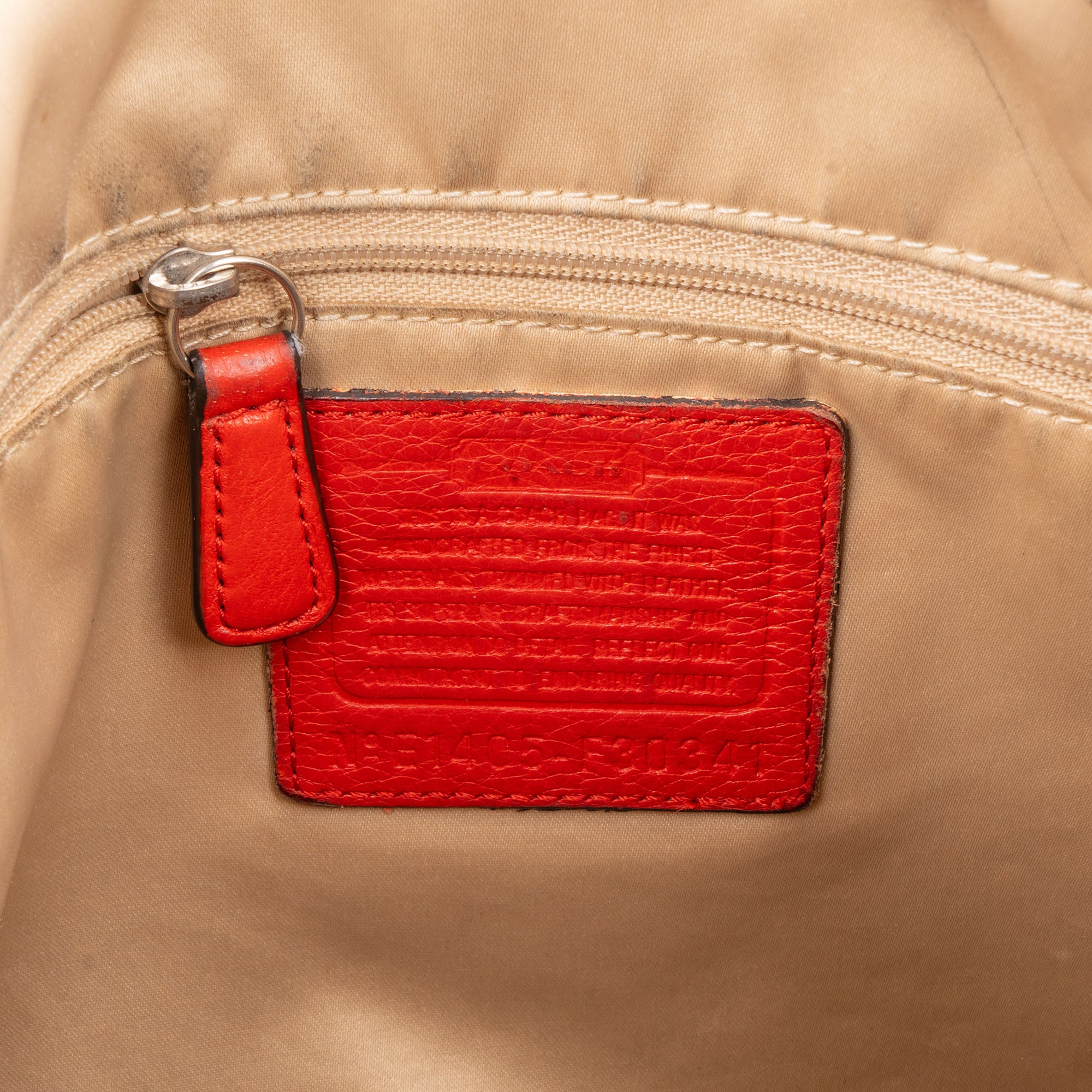 Coach Signature Monogram Handbag - vintageandkickz