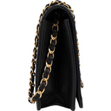 Chanel Quilted Lambskin 24K Gold Single Flap Crossbody Bag
