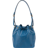 Louis Vuitton Bleu Epi Leather Sac Noe Petit Shoulder Bag