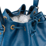 Louis Vuitton Bleu Epi Leather Sac Noe Petit Shoulder Bag