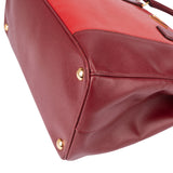 Prada Bicolor Saffiano Leather Galleria Handbag