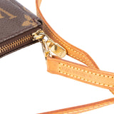 Louis Vuitton Canvas Monogram Pochette Accessoire Crossbody Bag