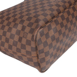 Louis Vuitton Damier Ebene Monogram Neverfull MM Shopper Bag