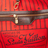 Louis Vuitton Damier Ebene Monogram Neverfull MM Shopper Bag