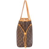 Louis Vuitton Canvas Monogram Neverfull MM Shopper Handbag