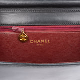 Chanel Quilted Lambskin 24K Gold Single Flap Crossbody Bag